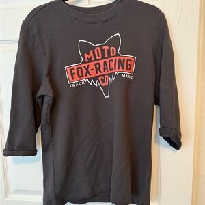 Fox Lowdown 3/4 slve crew fleece
